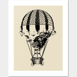 Skull Balloon Posters and Art